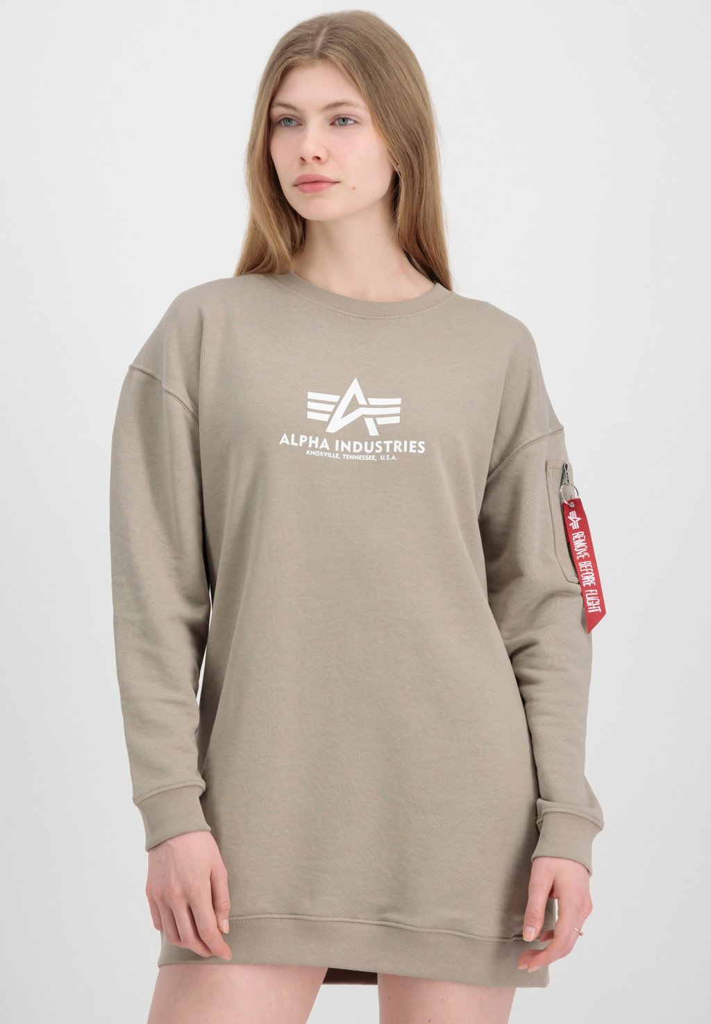 

Толстовка с капюшоном Alpha Industries, песочный, Бежевый