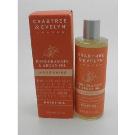 

Питательное питательное масло с гранатом и аргановым маслом, 3,4 унции, Crabtree & Evelyn