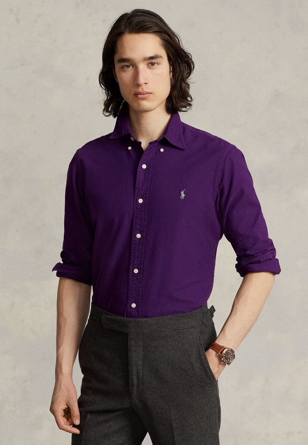 

Рубашка LONG SLEEVE SPORT Polo Ralph Lauren, Брэнфорд фиолетовый