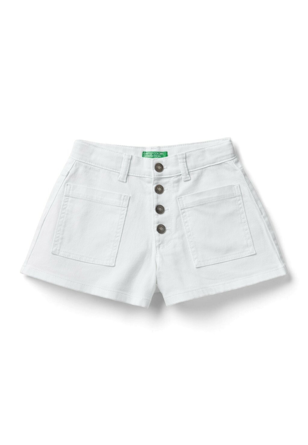 

Джинсовые шорты United Colors of Benetton, белые, Белый