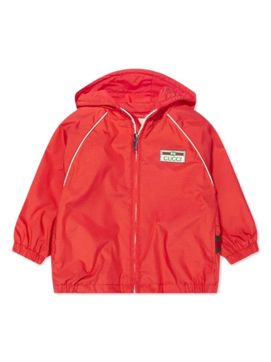 

Gucci Kids куртка с нашивкой-логотипом, красный