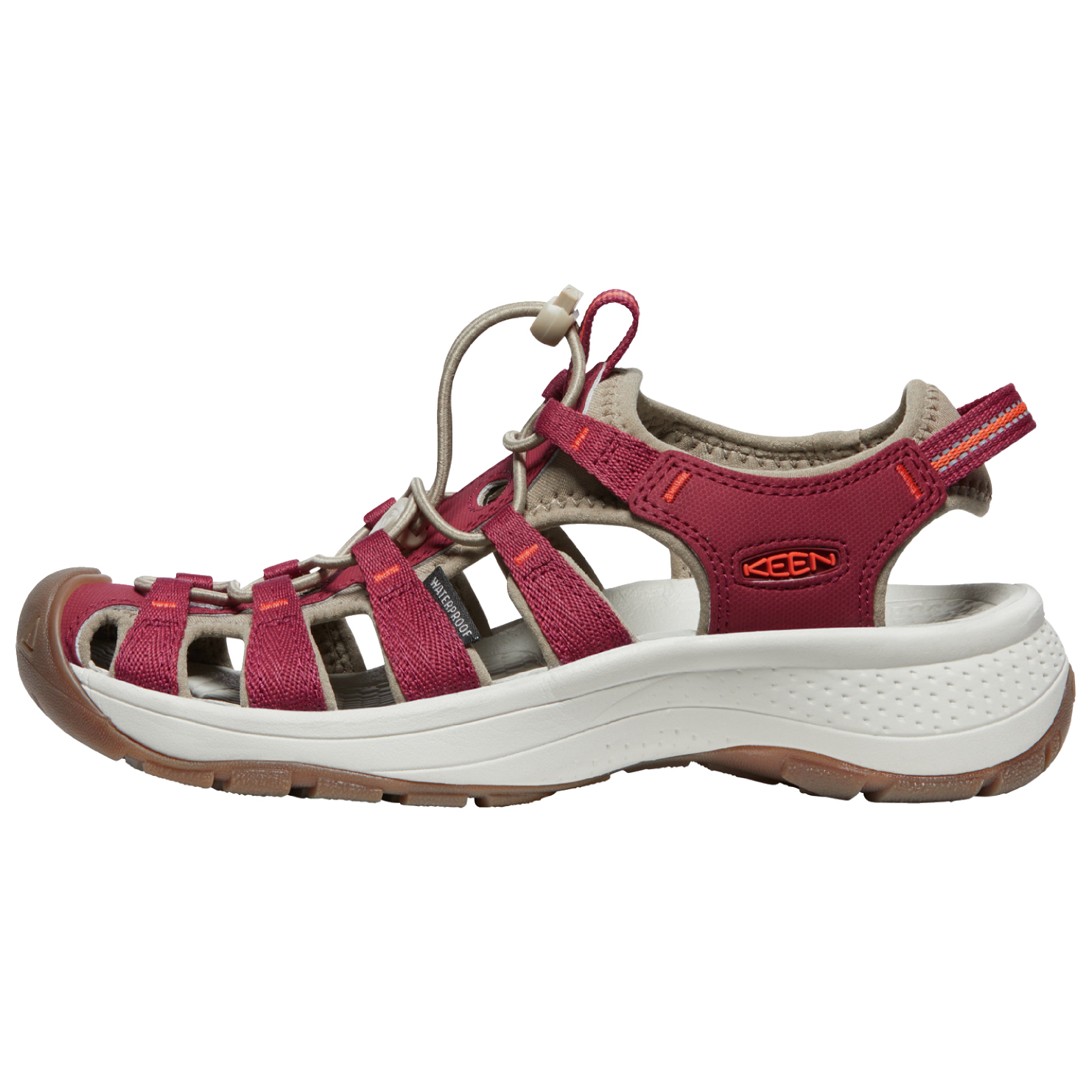 

Сандалии Keen Women's Astoria West Sandal, цвет Merlot/Scarlet Ibis