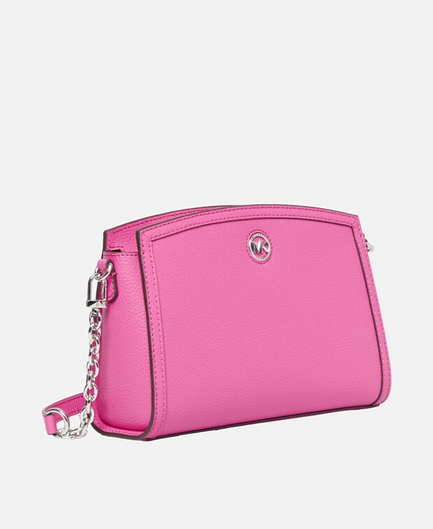 

Кожаная сумка-мессенджер Michael Michael Kors, светло-красный