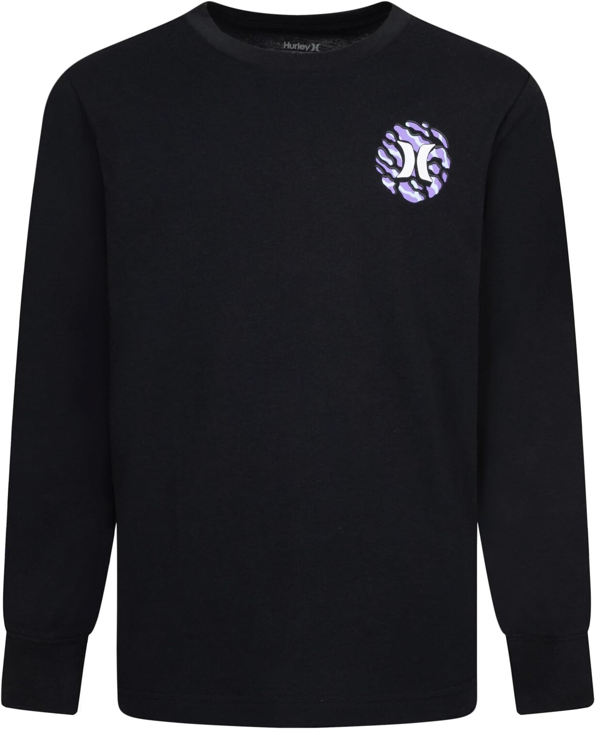 

Футболка Hurley Kids Shark Warp Long Sleeve Tee, черный