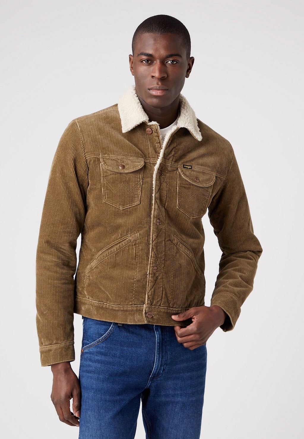 

Джинсовая куртка Wrangler, коричневый