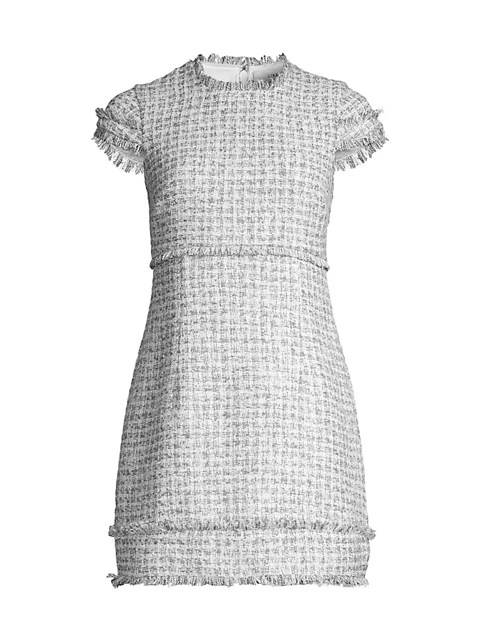 Твидовое мини-платье Фрэнсиса Likely, серый