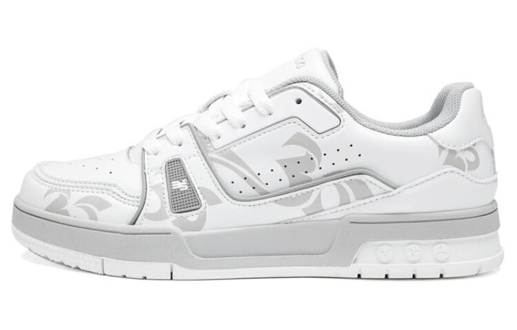 

Кроссовки RAPIDO Skateboarding Shoes Unisex Low-top White/Gray, белый/серый