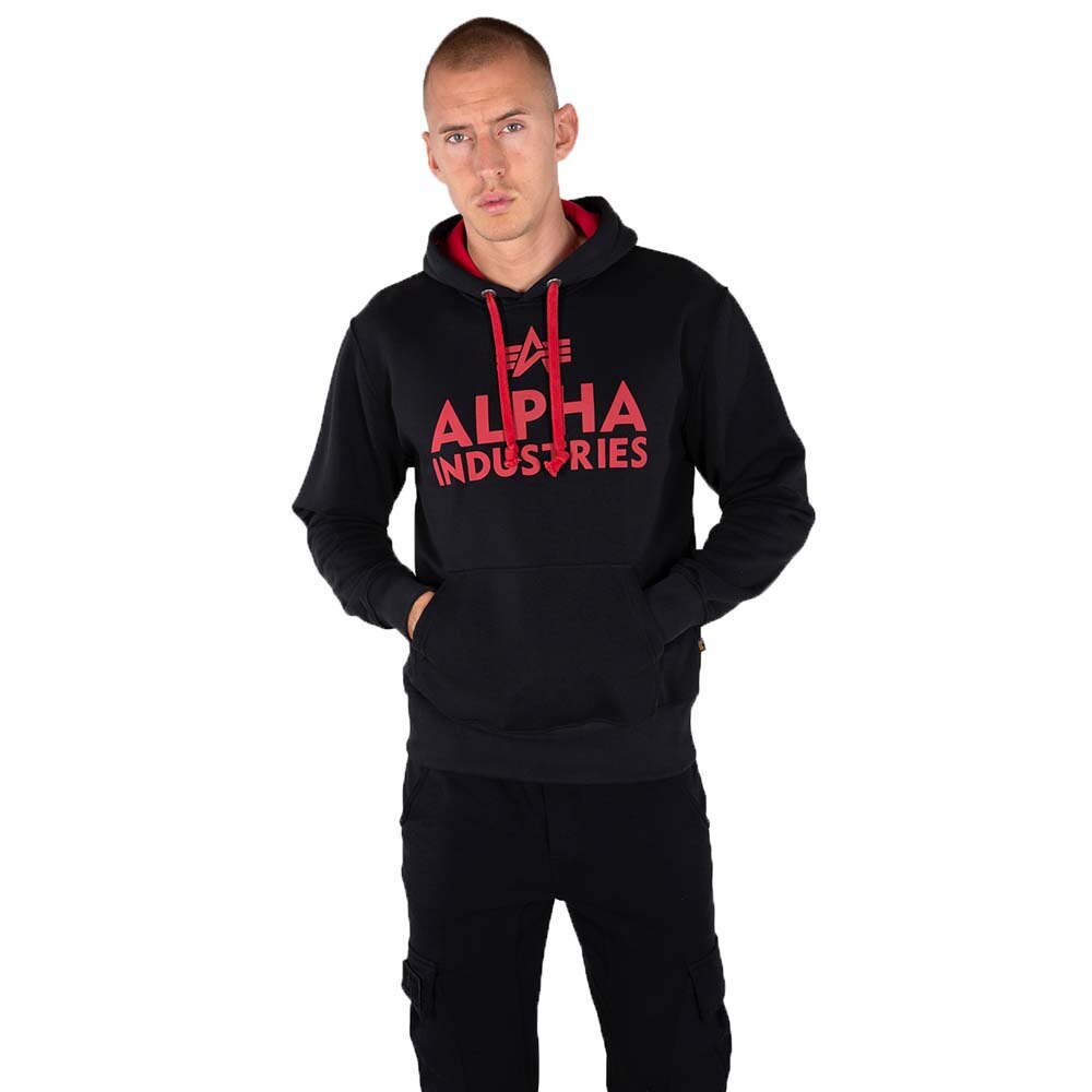 

Худи Alpha Industries Foam Print, черный