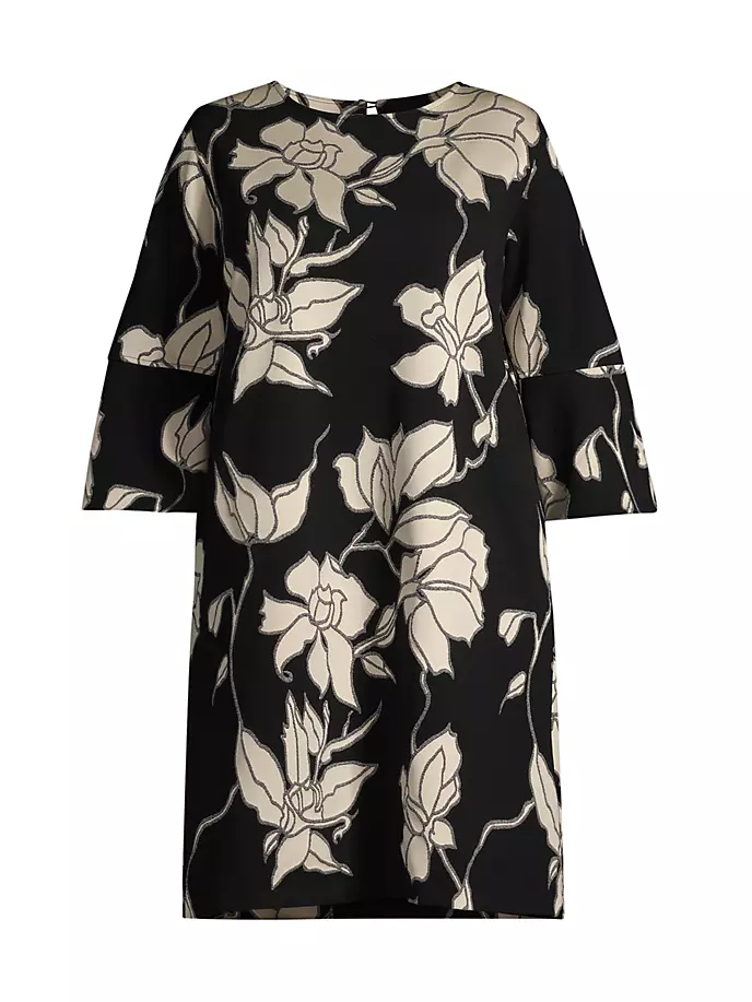 

Трикотажное платье миди Bella Caroline Rose, Plus Size, цвет ivory charcoal