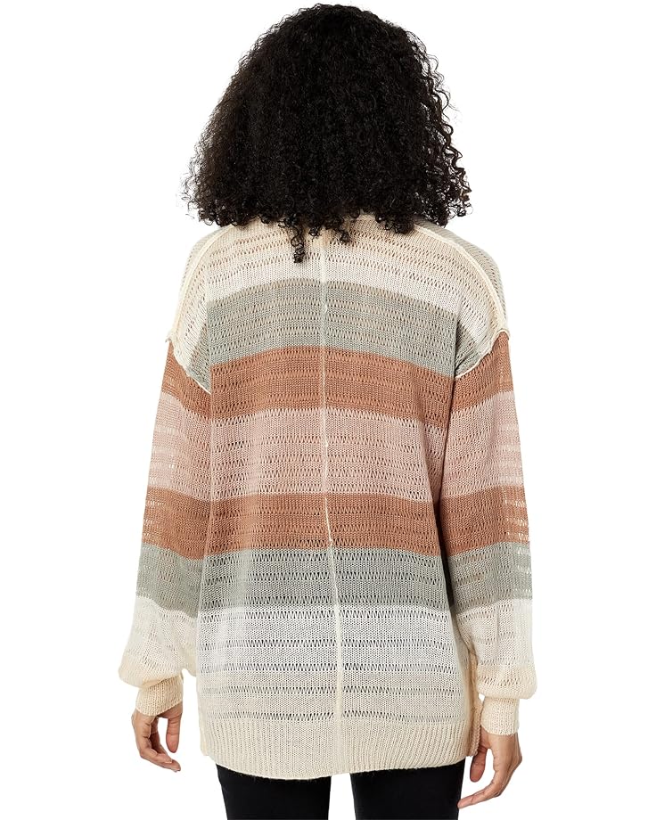 Свитер Saltwater Luxe Delby Long Sleeve Color-Block Sweater, песочный msgm color block long