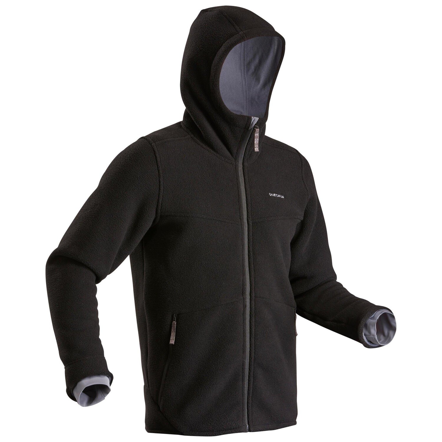 

Теплая флисовая куртка для походов Decathlon Sh500 Quechua, черный