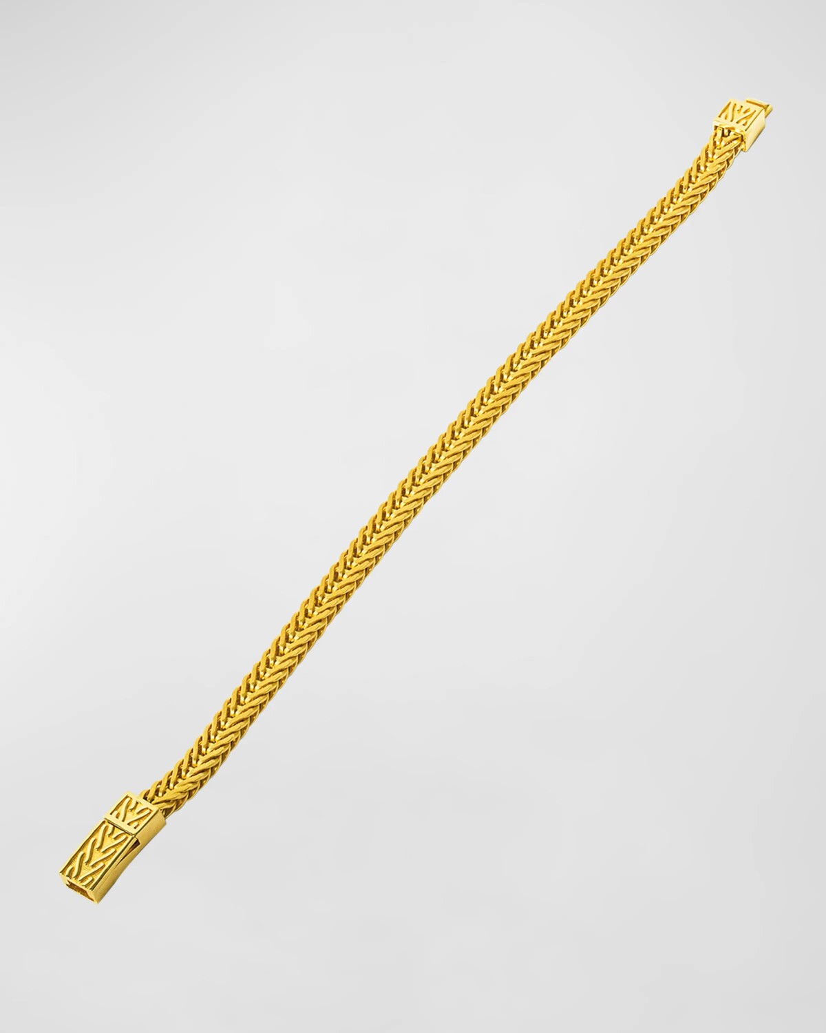 

Мужской браслет-цепочка с узором «елочка» Tateossian, цвет Yellow Gold