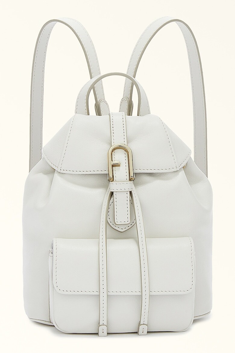 

Кожаный рюкзак Flow Mini Furla, белый