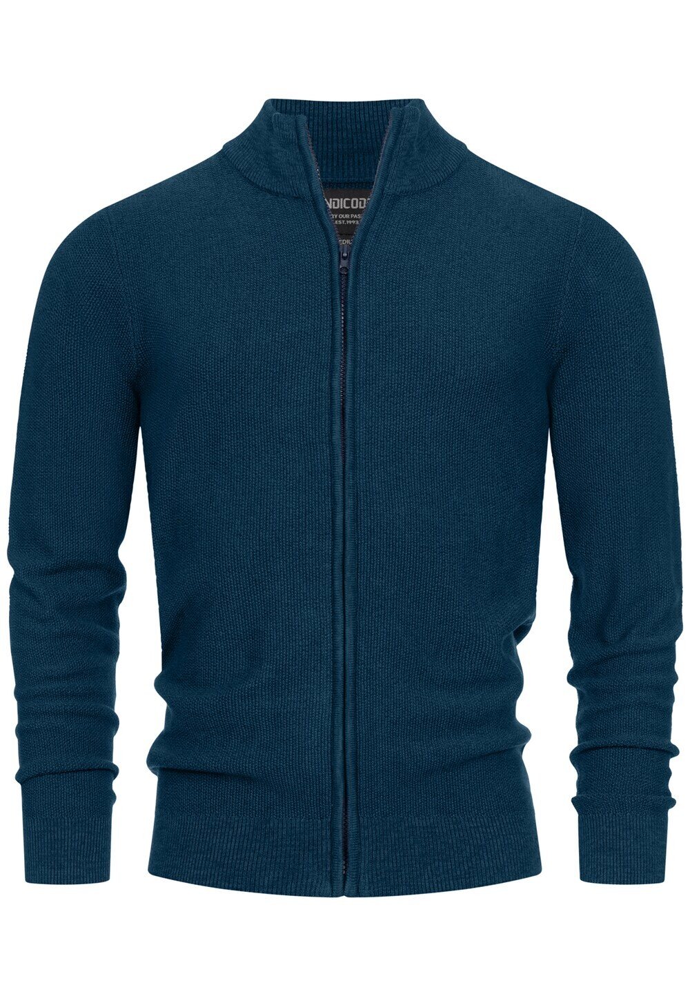 

Вязаный кардиган INDICODE JEANS, темно-синий