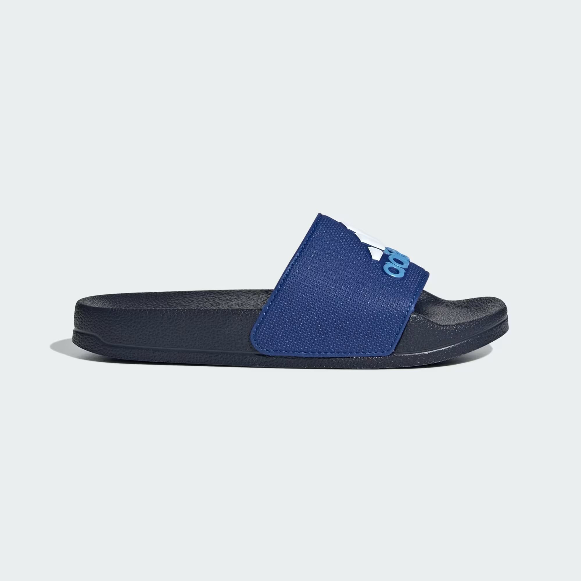 

Шлепанцы для душа Adilette Adidas, цвет Royal Blue/Cloud White/Legend Ink