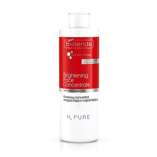 

Кислотный очищающий и осветляющий концентрат, 480 мл Bielenda, Professional H2 PURE