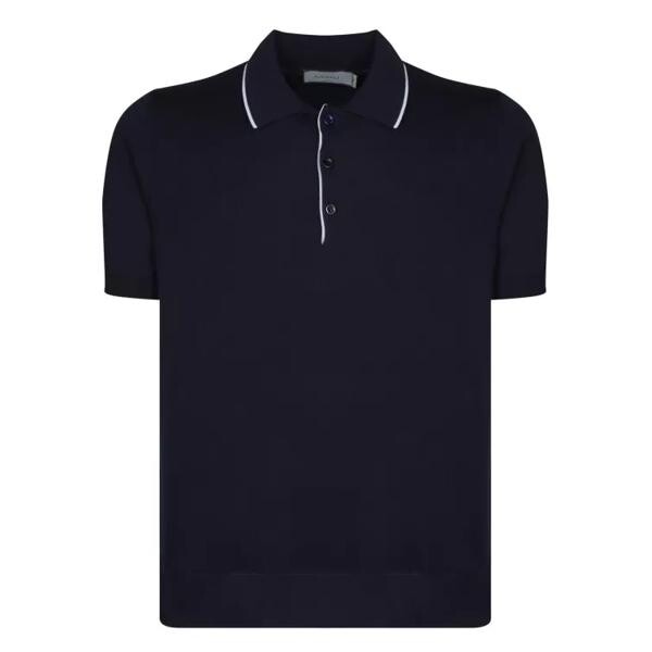 

Футболка cotton polo shirt Canali, черный