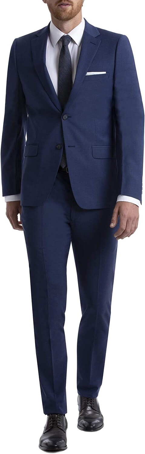 

Брюки Men's Skinny Fit Stretch Suit Separates Calvin Klein, синий
