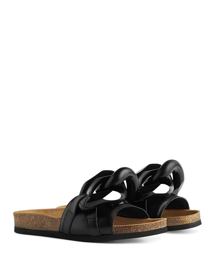

Женские шлепанцы с крупной цепочкой JW Anderson