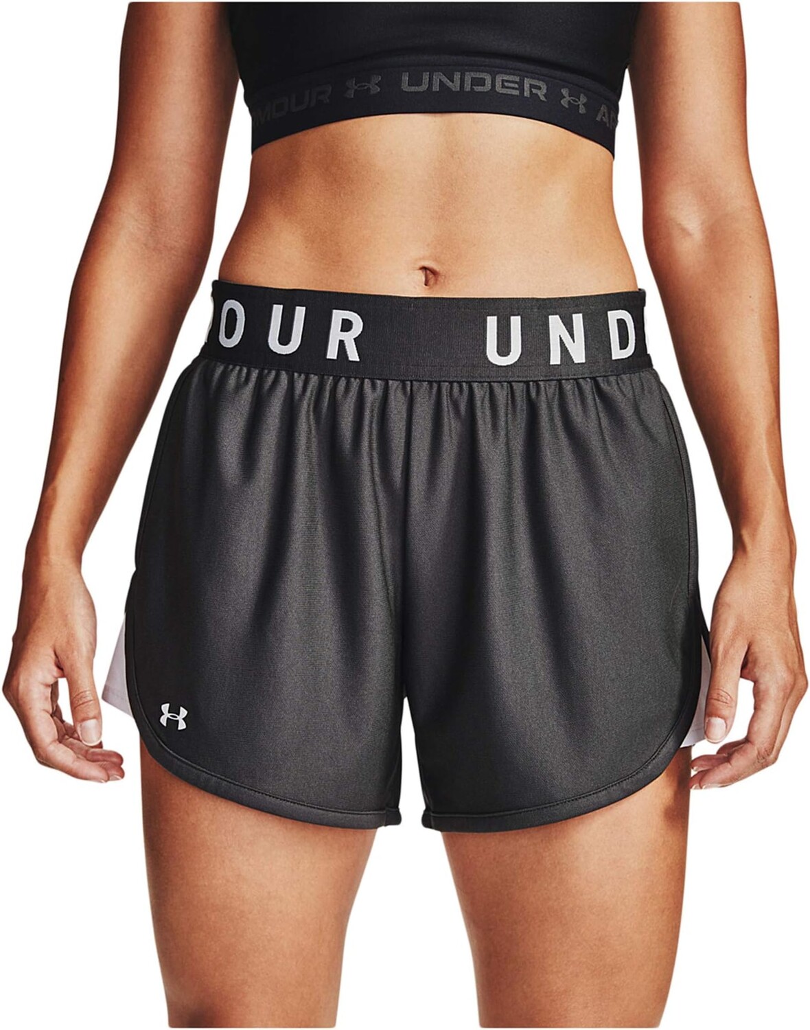 

Шорты Play Up 5 дюймов Under Armour, цвет Jet Gray/Halo Gray