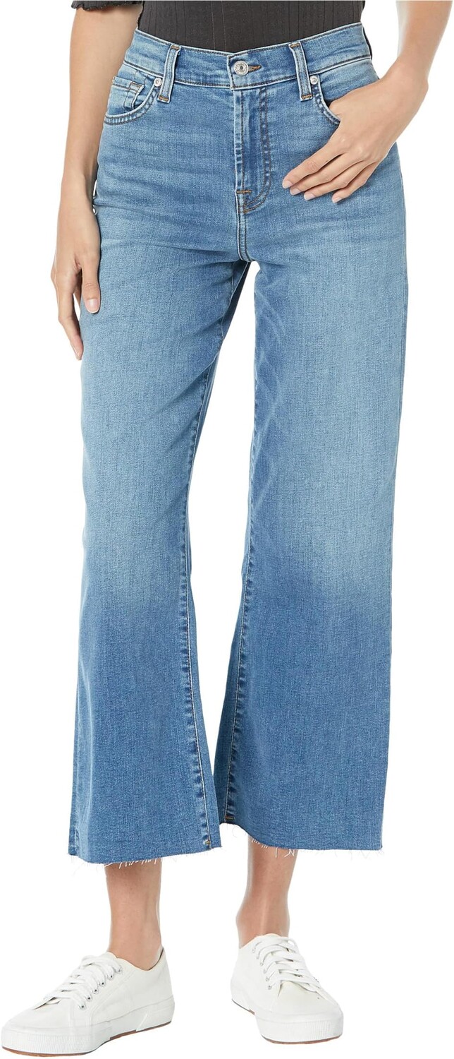 

Джинсы Cropped Alexa in Sapphire Blue 7 For All Mankind, цвет Sapphire Blue