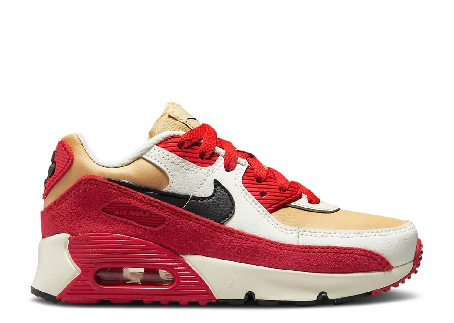 

Кроссовки Nike Air Max 90 Leather Ps 'Sesame Red Clay', красный