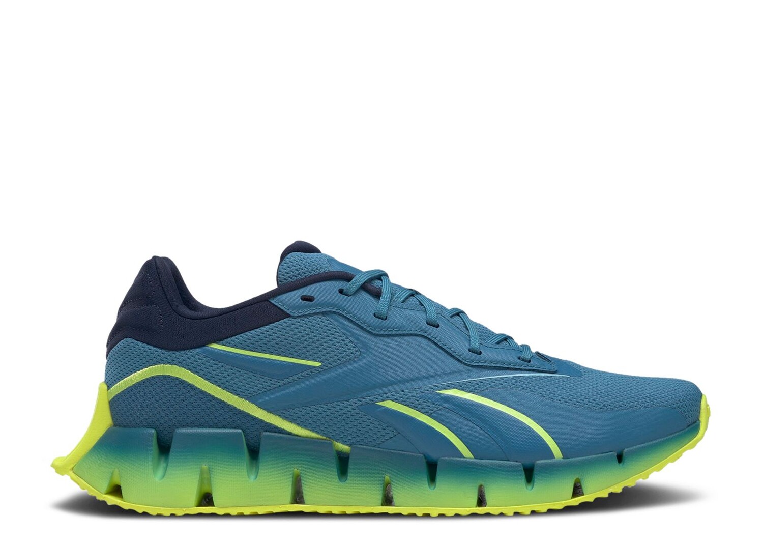 

Кроссовки Reebok Zig Dynamica 4 'Steely Blue Acid Yellow', синий