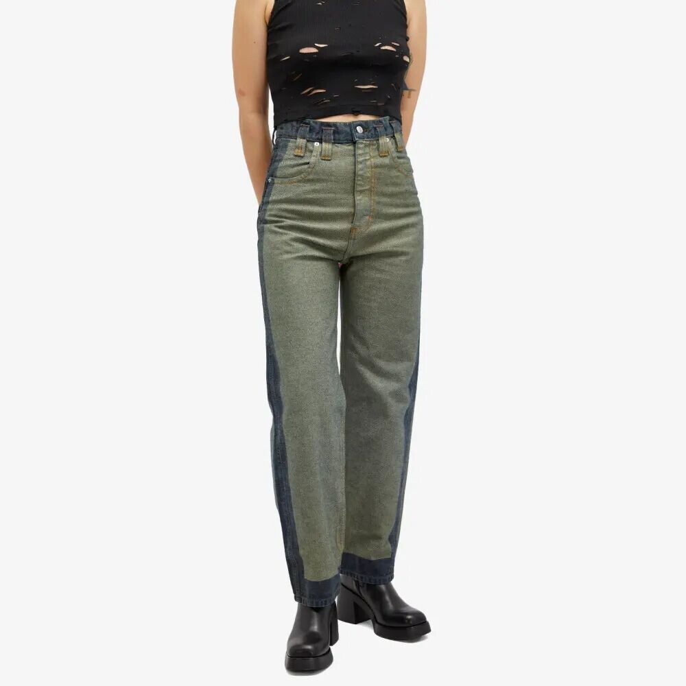 

Мешковатые джинсы Eckhaus Latta, синий