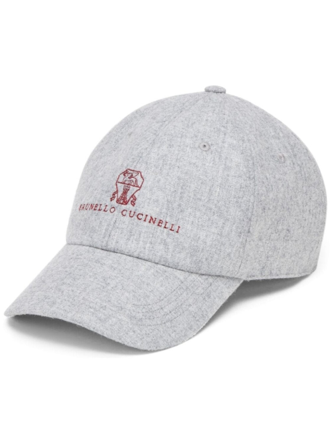 

Brunello Cucinelli вышитая фланелевая шапочка, нейтральный цвет
