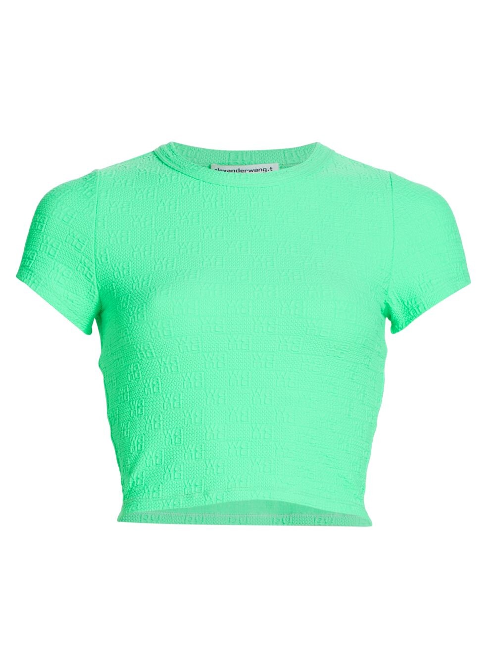 

Детская футболка с логотипом alexanderwang.t, мятный