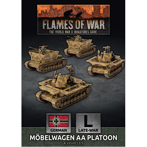 

Фигурки Flames Of War: Mobelwagen 3.7Cm Aa Tank Platton (X4)
