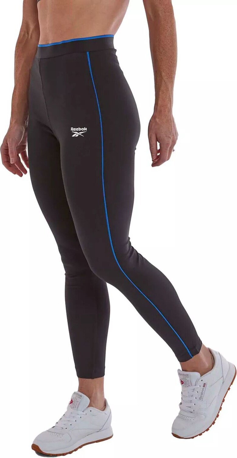 

Женские хлопковые леггинсы Reebok RIE, черный