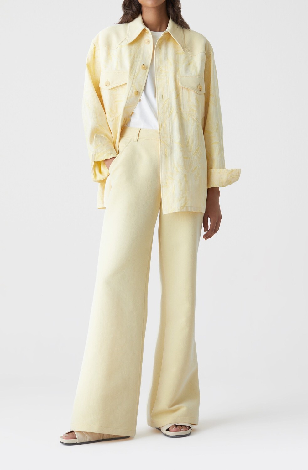 

ЗАПАДНАЯ РУБАШКА CLOSED, цвет yellow orchid