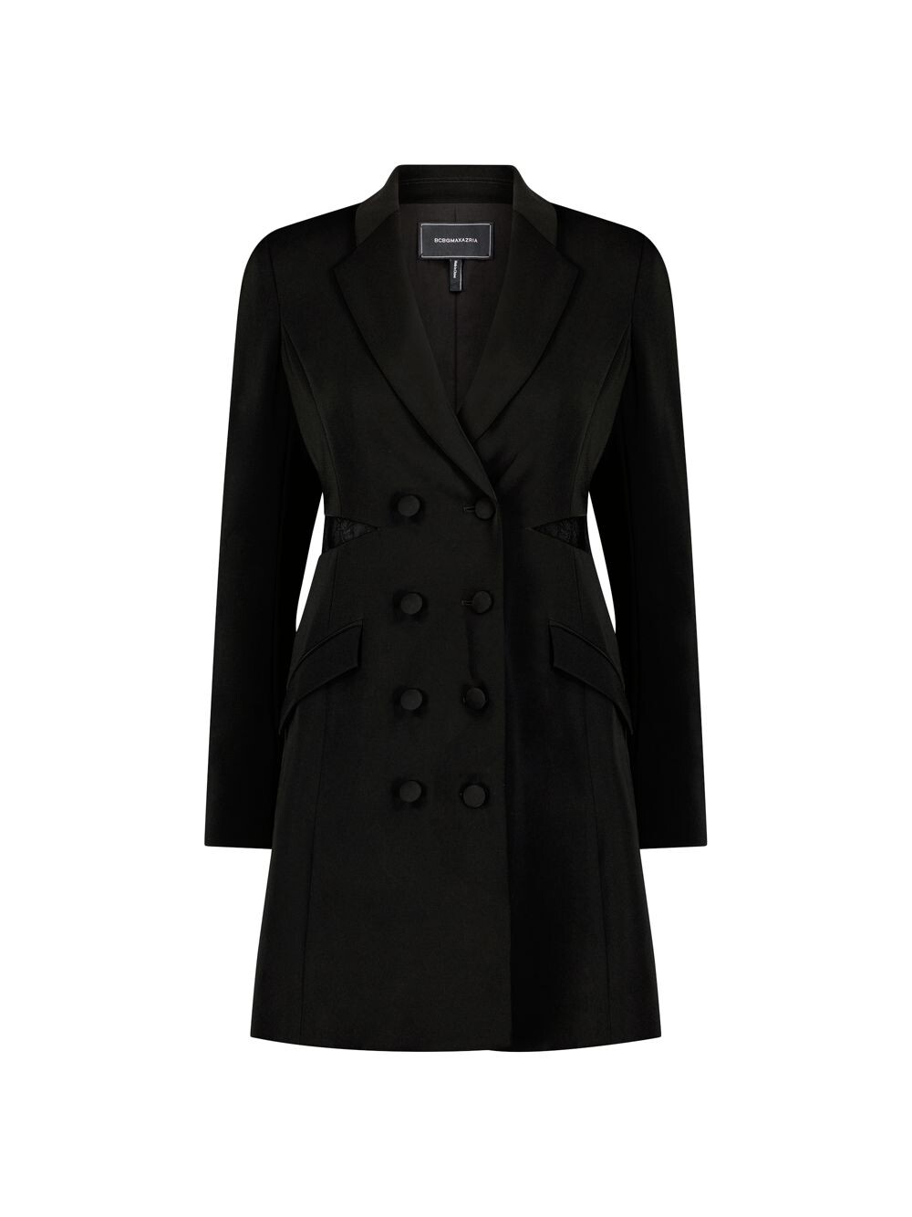 

Двубортное платье-пиджак BCBGMAXAZRIA, черный