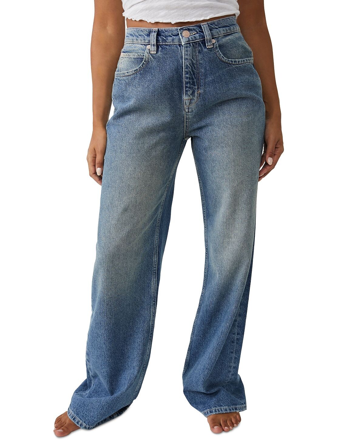 

Женские джинсы Tinsley с высокой посадкой Free People