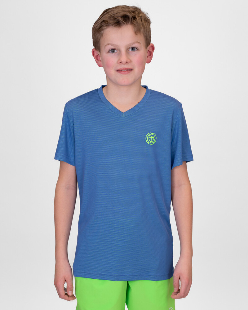 

Футболка BIDI BADU Crew Inside Out Junior V Neck Tee red, blue, синий