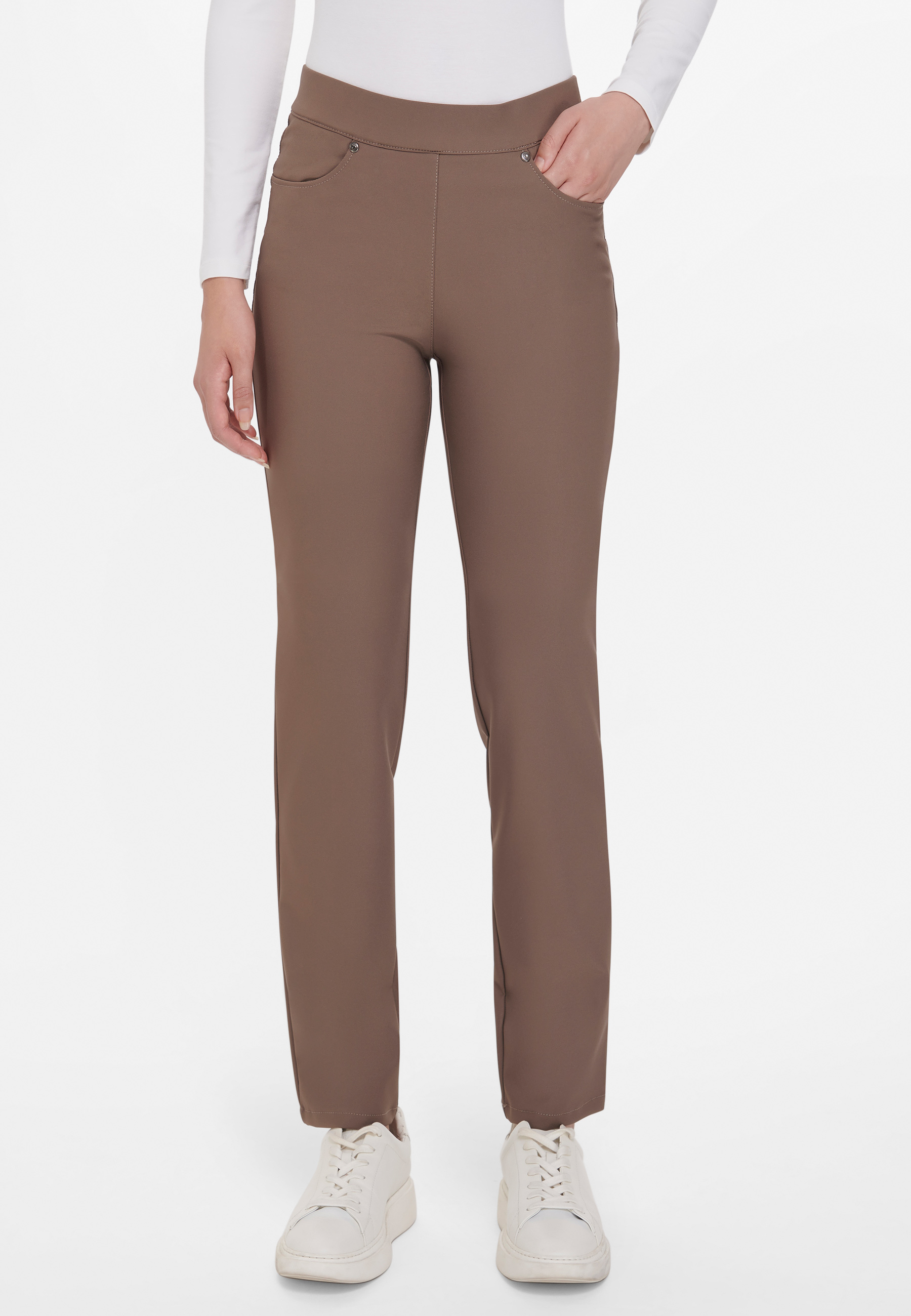 

Брюки PETER HAHN Trousers, серо-коричневый