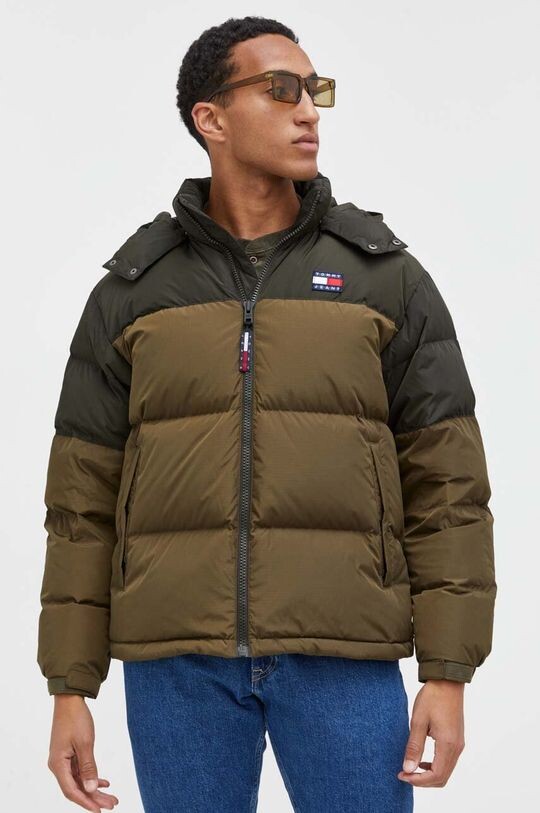 

Пуховик Tommy Jeans, зеленый