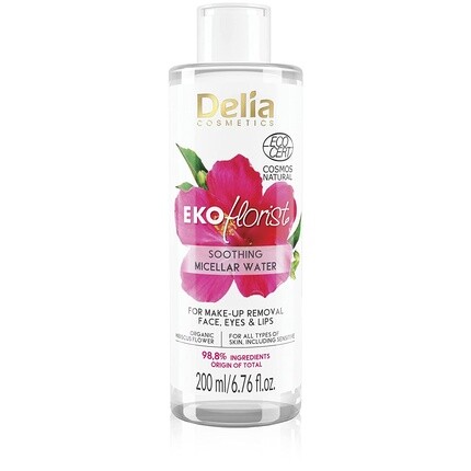 

Delia Cosmetics EKOflorist Успокаивающий мицеллярный лосьон с экстрактом цветков гибискуса 200мл