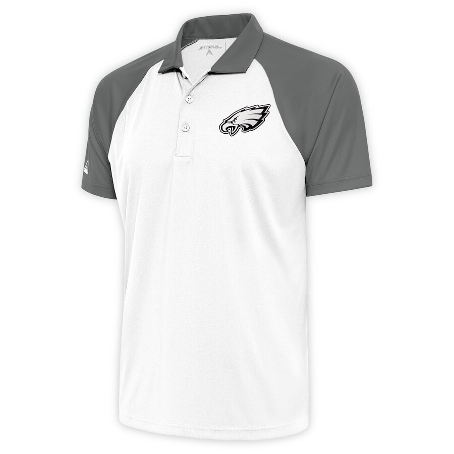 

Поло с коротким рукавом Antigua Philadelphia Eagles, белый