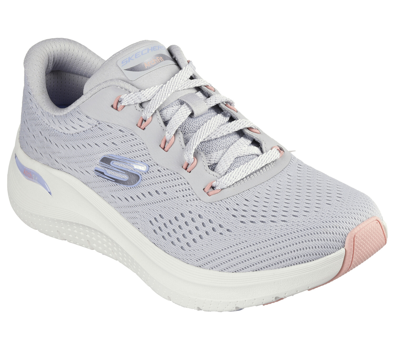 

Кроссовки Skechers ARCH FIT 2.0 BIG LEAGUE, цвет Hellgrau/Pastelllila/Koralle