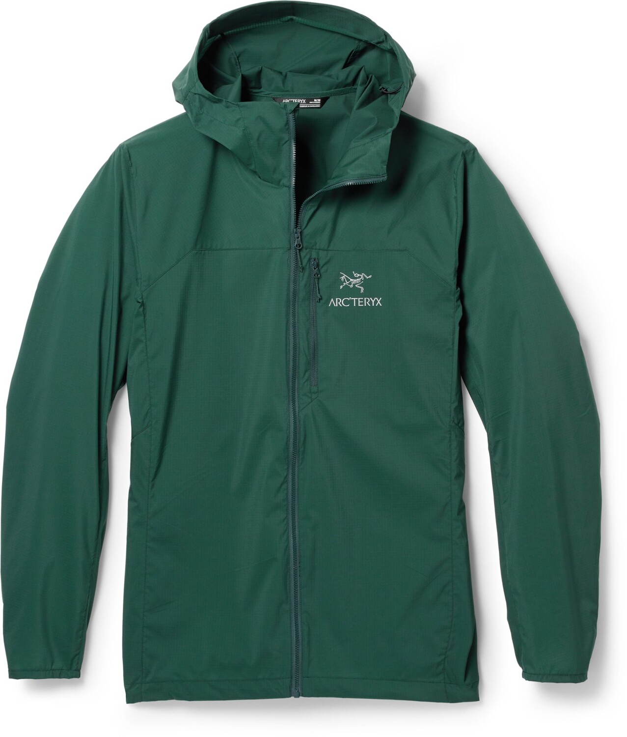 

Толстовка со сквомишом — мужская Arc'teryx, зеленый