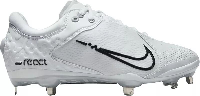 

Женские софтбольные бутсы для софтбола Nike Hyperdiamond 4 Elite Metal Fastpitch, белый/серый