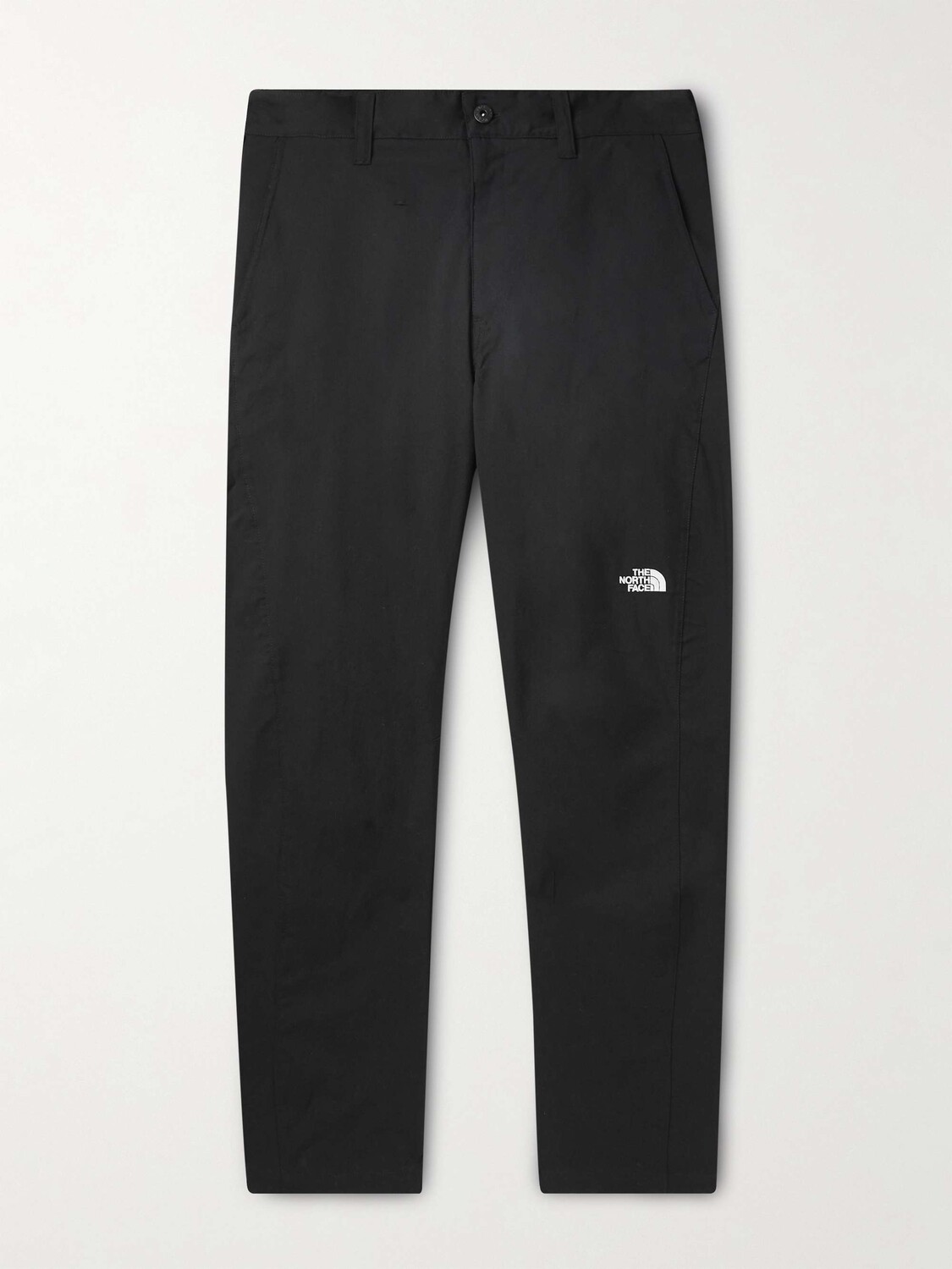 

Зауженные брюки из смесового хлопка с вышитым логотипом THE NORTH FACE, черный
