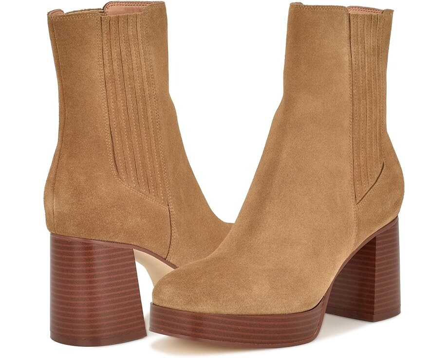 цена Ботинки Nine West Eds, цвет Brown Suede