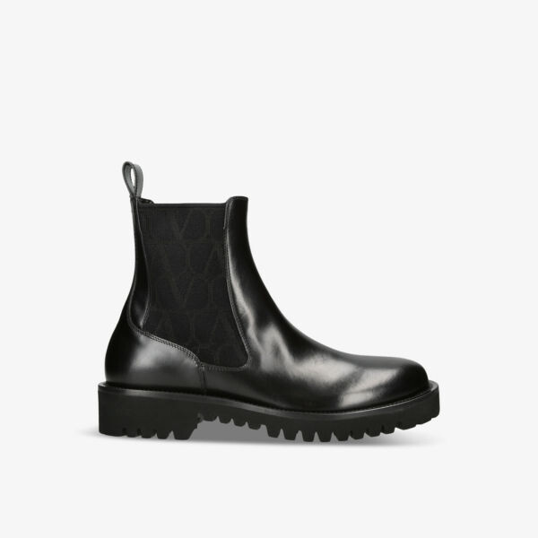 

Кожаные ботинки челси с логотипом beatle Valentino Garavani, черный