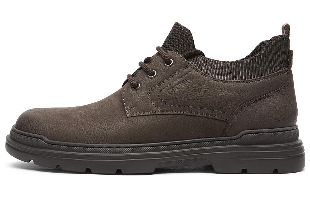 

Туфли мужские Men"s Casual Men Low-Top Crown, цвет Dark Khaki