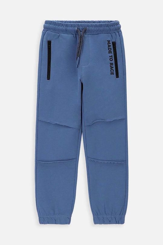 Coccodrillo Детские хлопковые спортивные штаны, синий