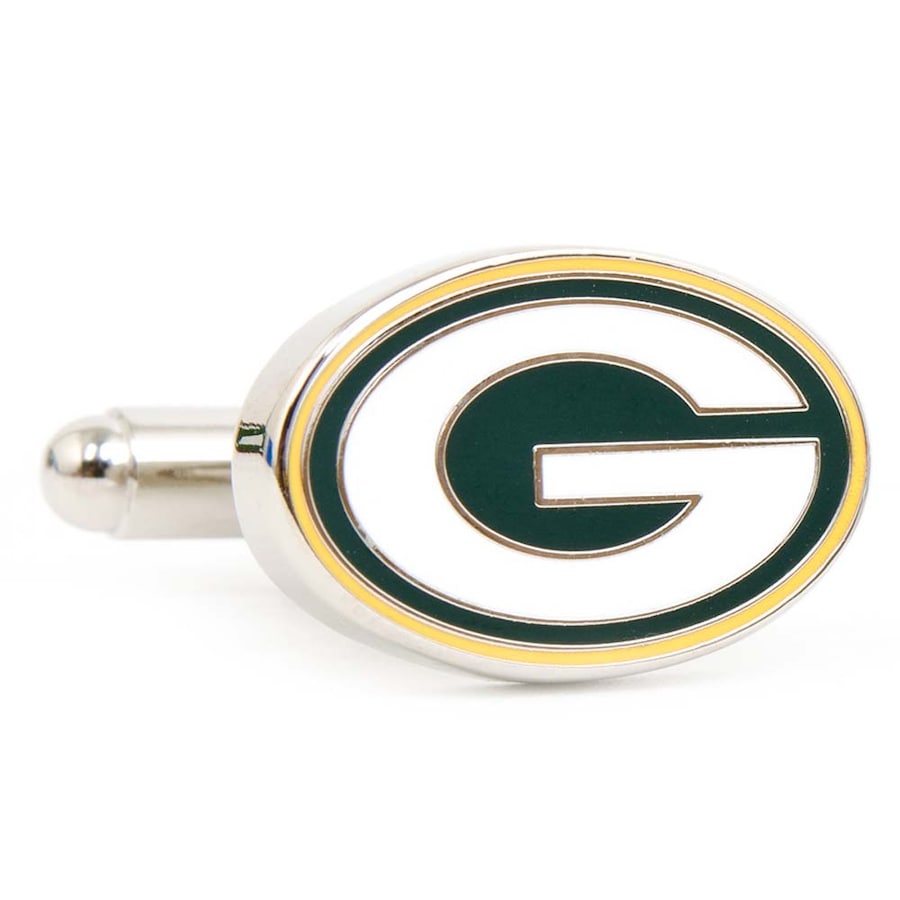 

Галстук Cufflinks Green Bay Packers, зеленый