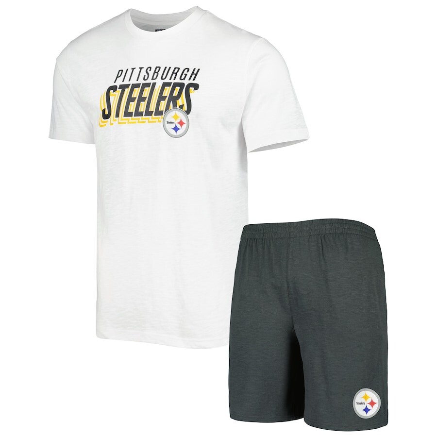 

Пижамный комплект Concepts Sport Pittsburgh Steelers, угольный